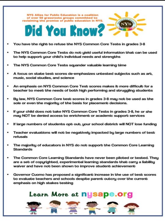 Sample NYS Test Refusal Form Baldwin Teachers Association